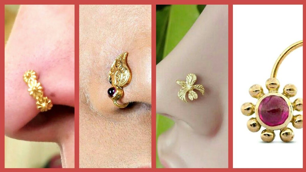 Ring Type Gold Nose Pin Nose Stud Ring Type Gold Nose Pi Flickr