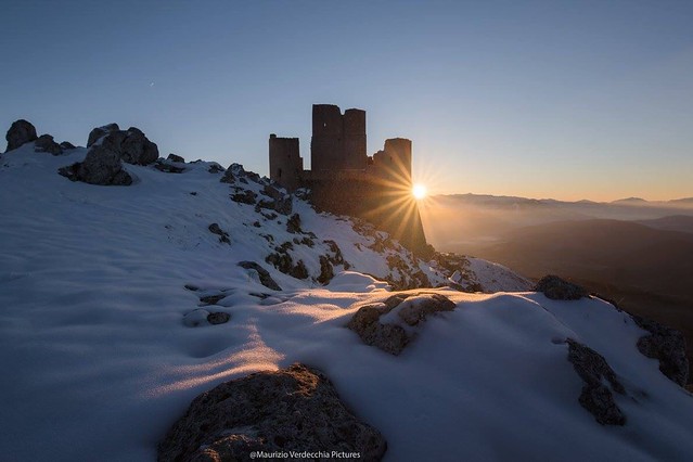 Winter in Rocca Calascio   @Maurizio Verdecchia Photography
