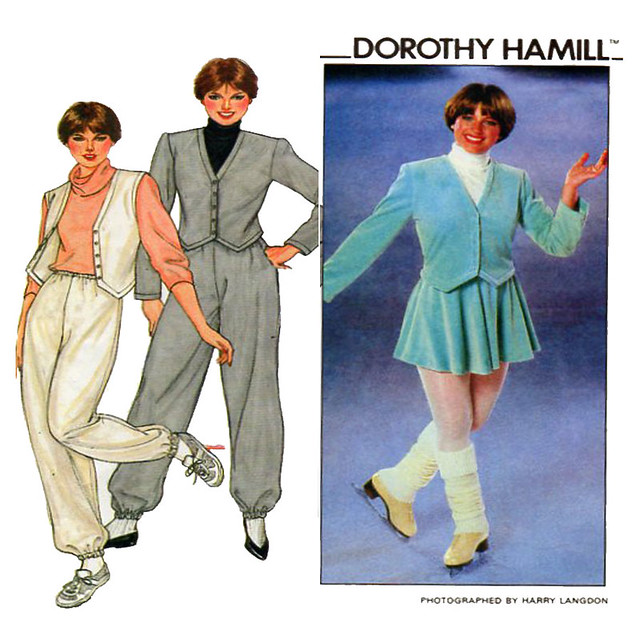 Butterick 4615 Dorothy Hamill Skating