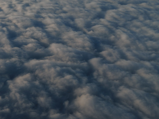 aerial: clouds POV airplane (aerial) 2017