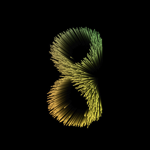 Star Glow Typeface - GeneTypo 002 | by spaghetticoder77