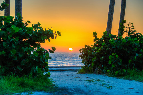 sunset florida ocean beach water gulf mexico tampabay tampa bay floridasunset sunshineskyway sunshine skyway beautiful nature