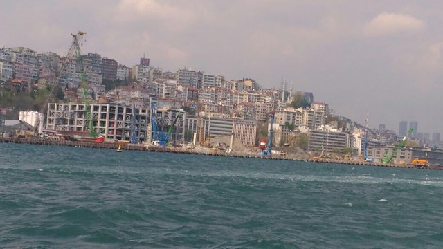 Galataport Projesi, İstanbul, Denizden Görünüm / 11.08.2017 / Erke Group