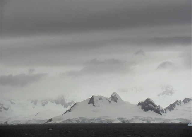 Color Photo of the Antarctic Peninsula Coastline, Feb. 2016
