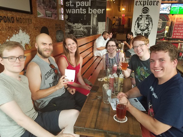 Tuesday, August 1st at New Bohemia Saint Paul - Second Place: Lay Off Us, We Just Got Laid Off (37 points)