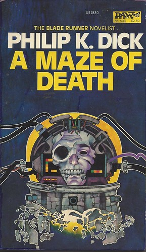 A Maze of Death - Philip K. Dick - cover artist Bob Pepper