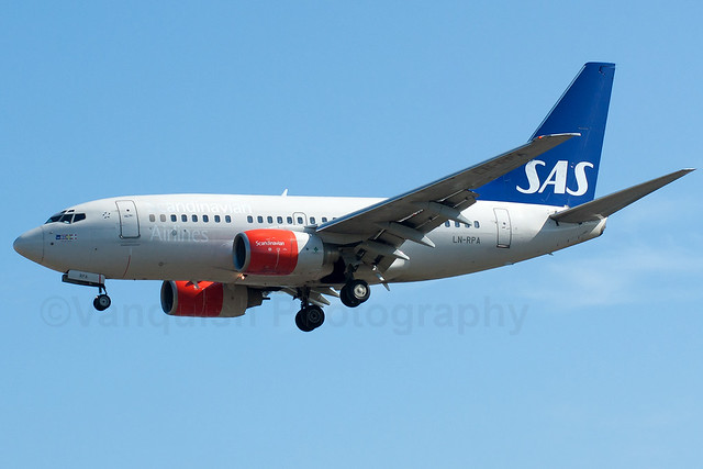 LN-RPA SAS Scandinavian Airline System B737-600 London Heathrow Airport