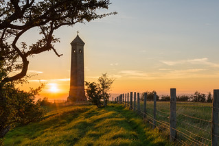 Sunset at The Tyndale Monument