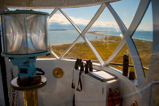 Inside the Dungeness Lighthouse