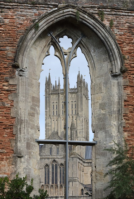 Wells Cathedral Through A Window