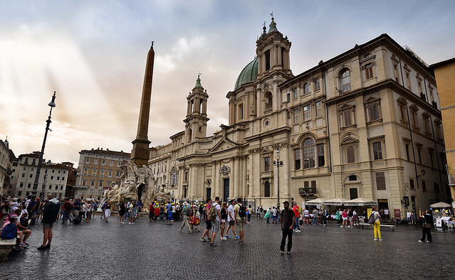 Piazza Navona Roma - Italia.