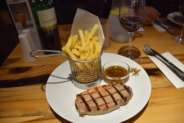 DSC_5105 City of London Watling Street Steak Lunch Argentinian Restaurant Mingo Argentine Steakhouse False Misleading Advertising - The Actual Steak was NOT like the photo and included 20% Gristle