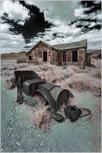 infrared ir 2017 bridgeport california unitedstates us grass color window nature landmark bodie cabin rusted house history sky farm buildingexterior miningtown ghosttown landscape plants old ruralscene weather clouds blue abandoned architecture outdoors scenics historical colors field