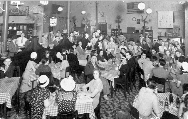 Rathskeller Restaurant interior - circa. 1940s