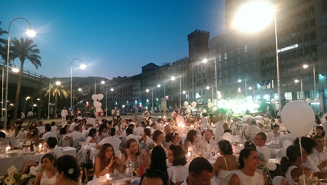 Cena in bianco, Genova