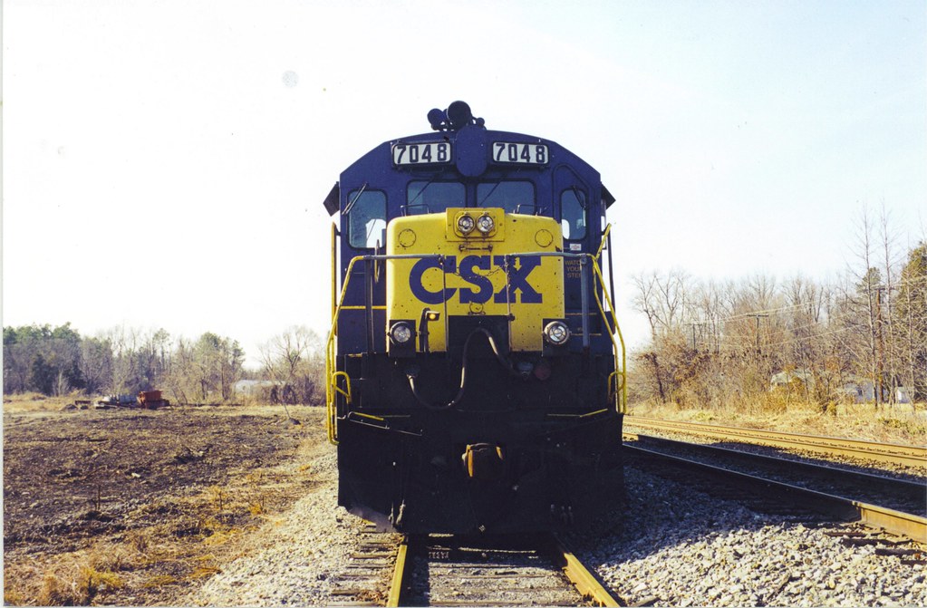 CSXT 7048 at Providence Forge VA Feb 11, 2001 | cogp39 | Flickr