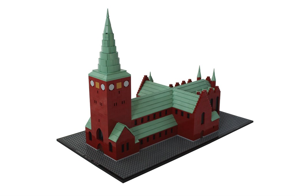 Udholde bund Tæmme LEGO Aarhus Cathedral | Aarhus Cathedral (Århus Domkirke) is… | Flickr