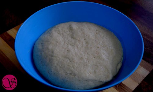 Dough after rise