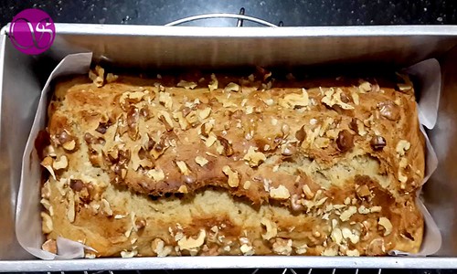 Baked Loaf of Vegan Banana Bread