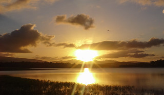 Sunset at Lake Samsonvale