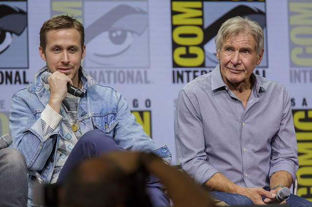Ryan Gosling and Harrison Ford