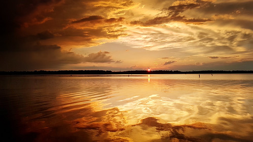 visionhunter s7 leipzig cosbudener see wasser lake light gold sunset sonnenuntergang reflection reflektion