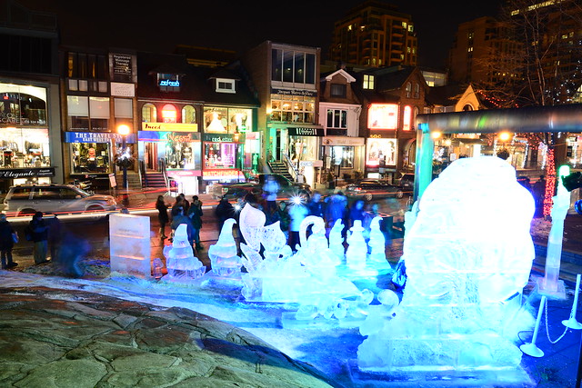 Icefest at Yorkville, Toronto, Canada