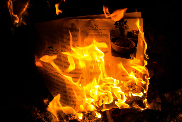 Burning Paper