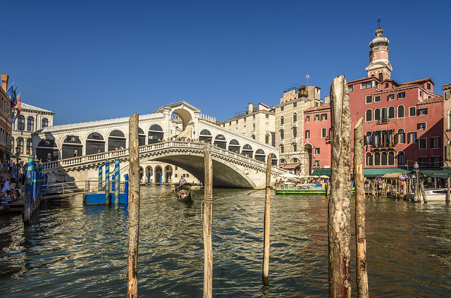 Venice - At The Rialto Bridge