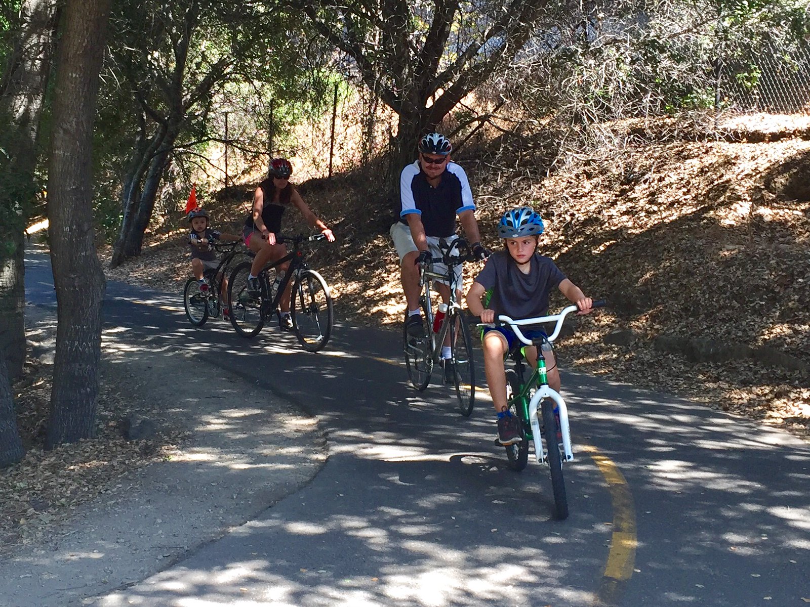 Mountain View Summer Family Bicycle Ride
