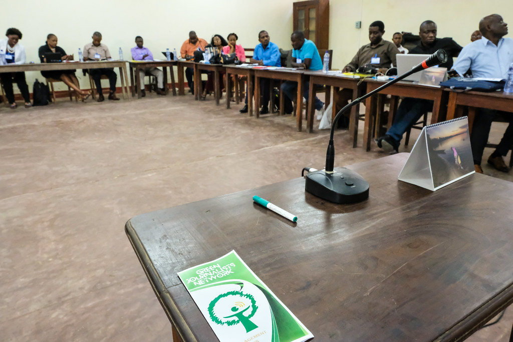 Journalists' workshop in Kisangani, DRC.