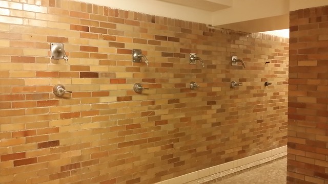 Showers in Boys' Locker Room
