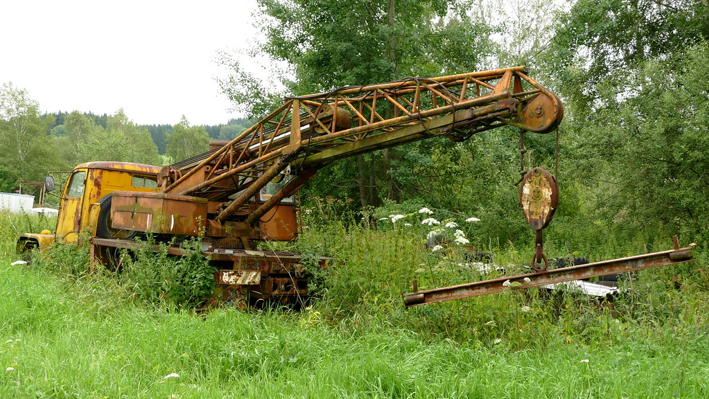 Praga V3S Crane