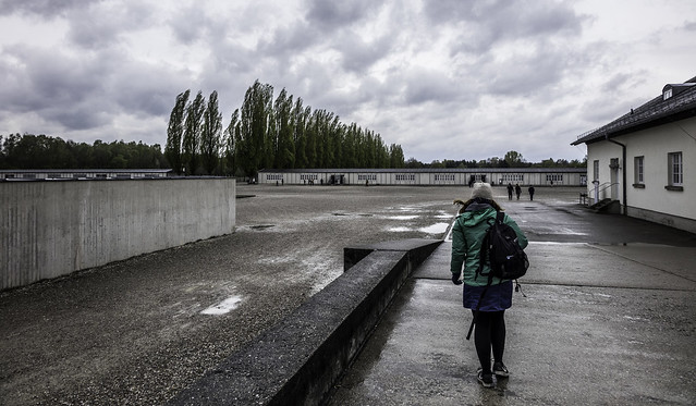 Jen visiting Konzentrationslager Dachau, Dachau