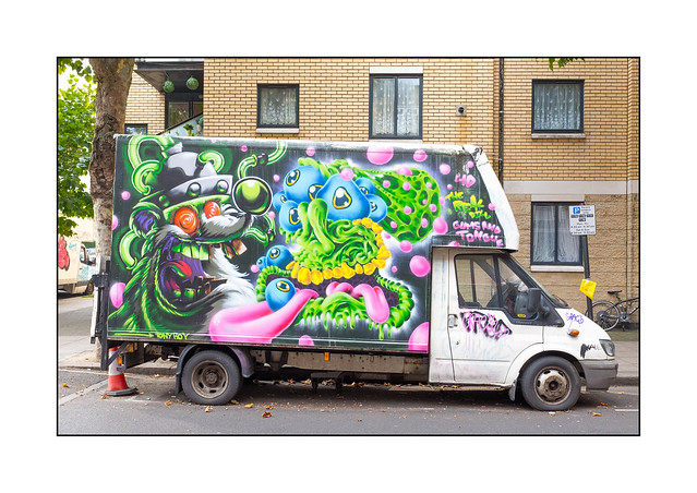 Street Art (The Real Dill & Tony Boy), North London, England.