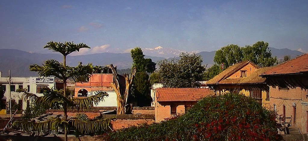 NEPAL , Bhaktapur,  Blick Richtung Himalaya, 16511/8846