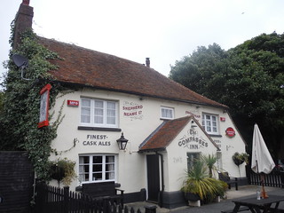 The Compasses Inn, Sole Street SWC Walk Book 1 Walk 53 - Wye Circular