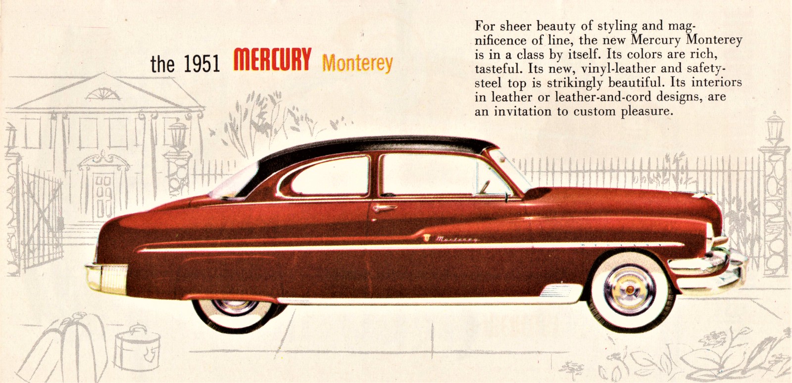 Mercury Monterey 1951. 1973 Mercury Monterey. 1951 Mercury Monarch Coupe _. 1951 Mercury Monterey after.