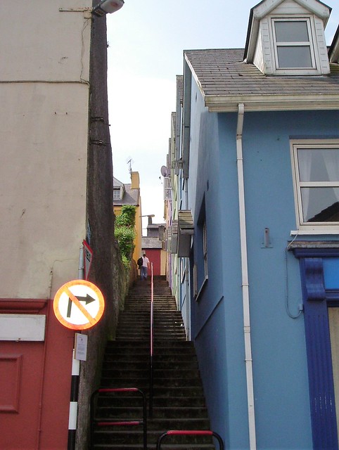 Steep steps somewhere in Southern Ireland