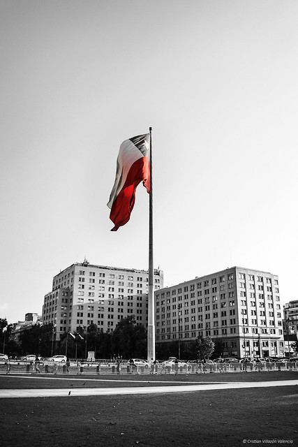 Bandera del Bicentenario - Santiago Centro