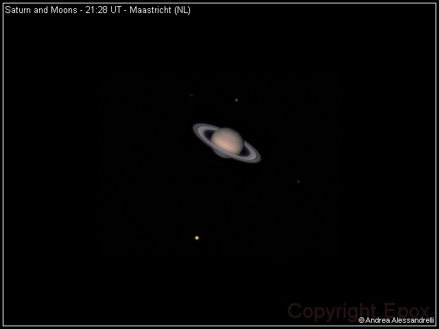 Saturn and Moons - 7 June 2013