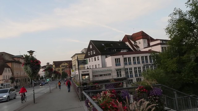 Video Tübingen Neckar und Neckarfront - 180 ° Panorama
