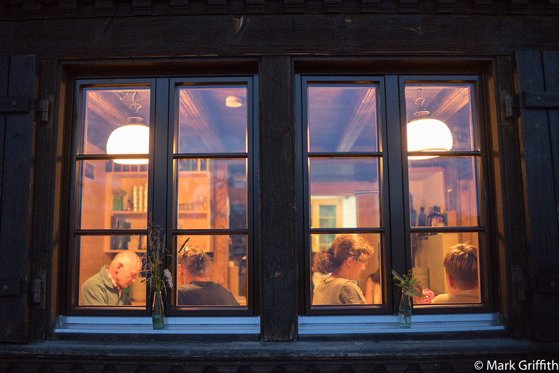 Evening in the Hut
