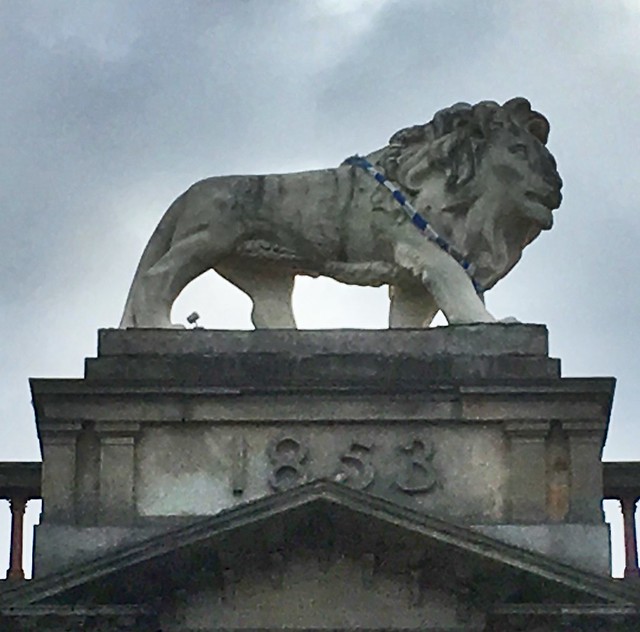 1853 The Lion of Huddersfield - complete with Huddersfield Town scarf (iPhone 6s)