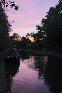Shropshire Union Canal sunset