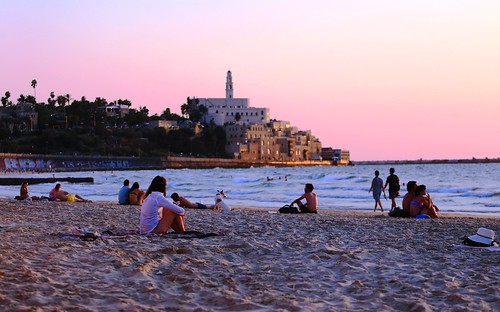 jaffabeachatsunset jaffa beach sunset beaches sea seascapes people telaviv yaffo travel travelinisrael summer life