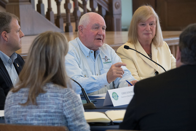 Agriculture Secretary Sonny Perdue hosting a task force listening session on improving quality of life for people living in rural areas, including the opioid epidemic