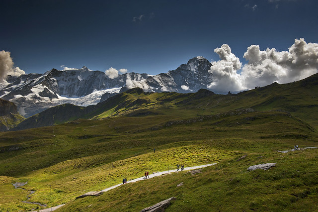 Alpine road take me home.... Trift near Bachalpsee . (Grindelwald, Canton of Bern ).Izakigur 22.08.15, 14:45:44 . No . 8979.