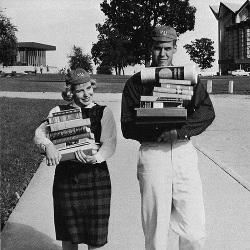 There are multiple ways to feel when beginning a new year. Relax and enjoy the Valpo experience! #TBT to the beginning of classes back in 1960! #GoValpo