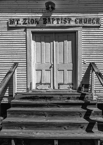 abandoned bw blackwhite blackandwhite burialground chapel church decay decayed derelict deserted dilapidated doors faded monochrome old ruins weathered wooden chester texas unitedstates us